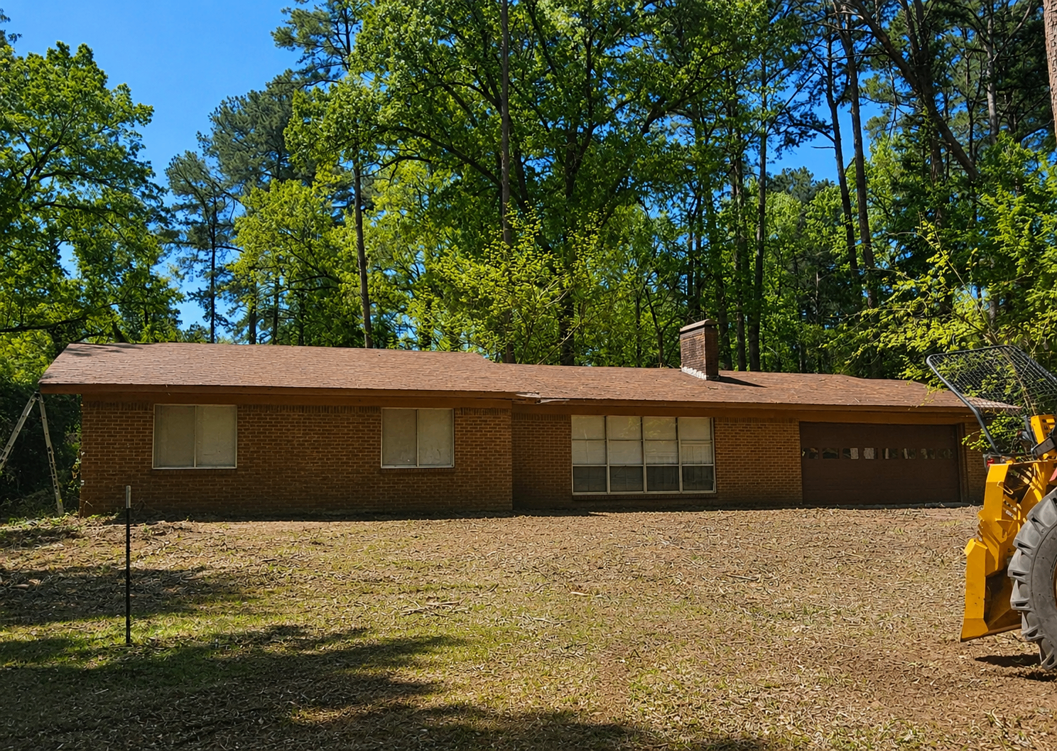 Storm-Struck Roof, Cleared In A Day — after